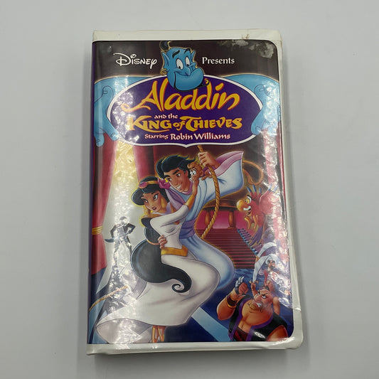 Disney’s Aladdin and the King of Thieves VHS Tape Starring Robin Williams