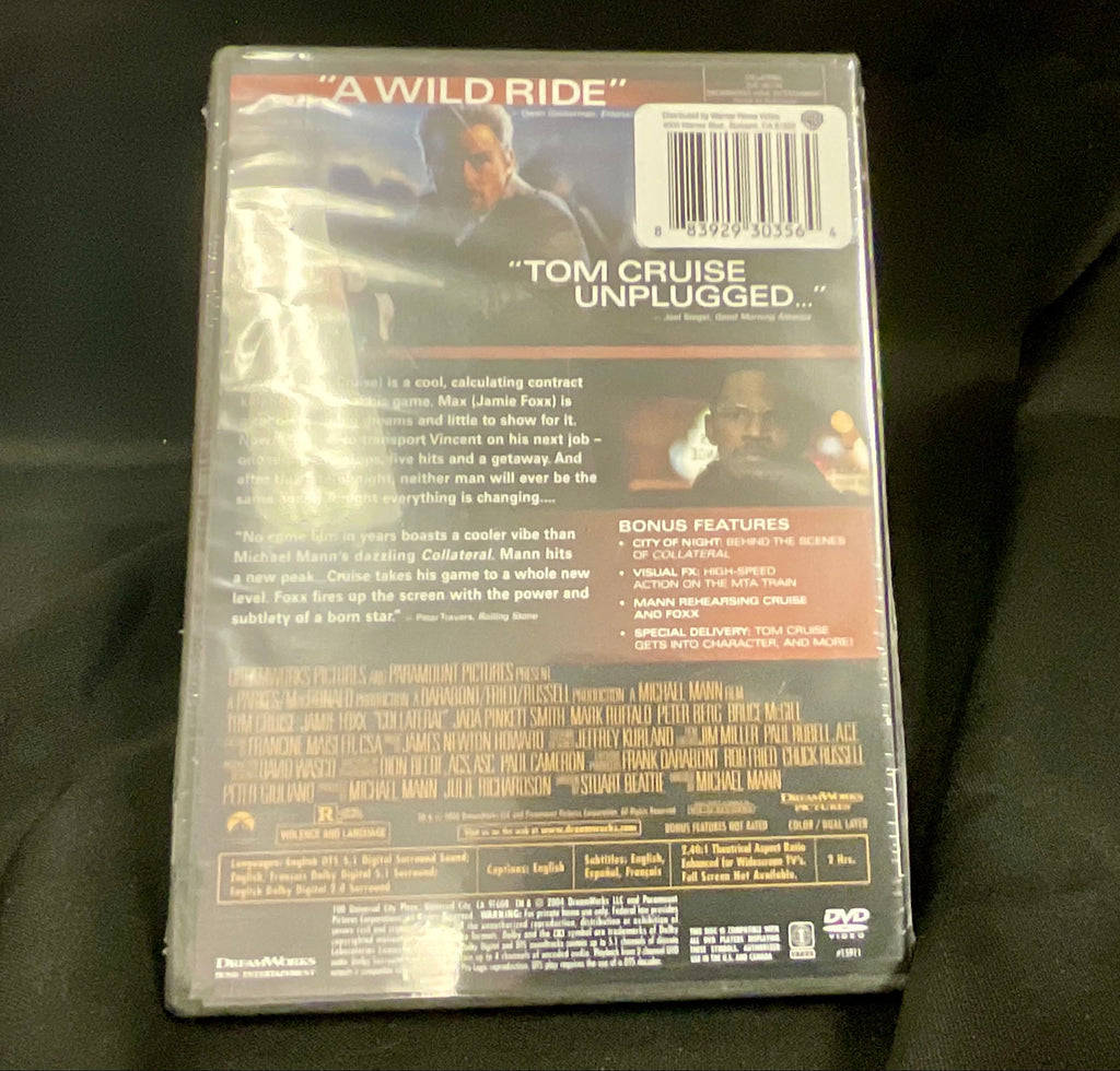 Collateral Vintage DVD Movie Brand New Sealed in Original Package Tom Cruise Jamie Foxx