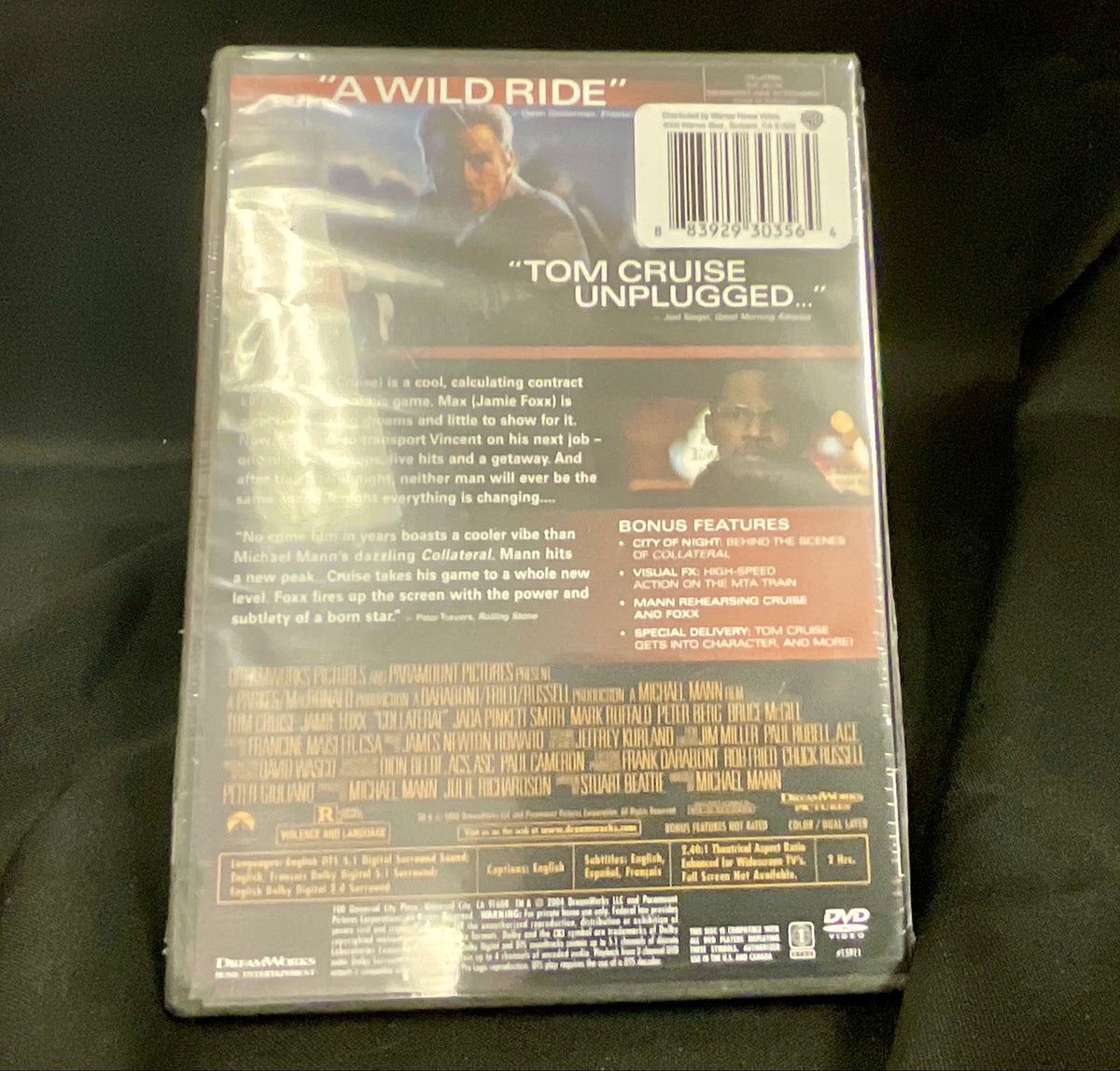 Collateral Vintage DVD Movie Brand New Sealed in Original Package Tom Cruise Jamie Foxx