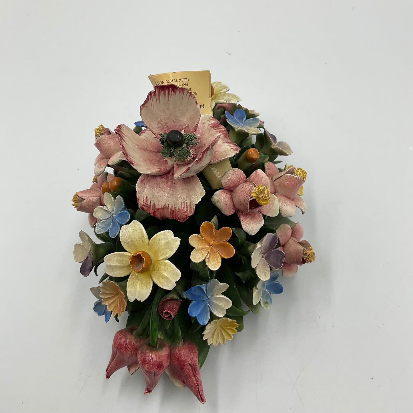 Nova Capodimonte Porcelain Floral Arrangement