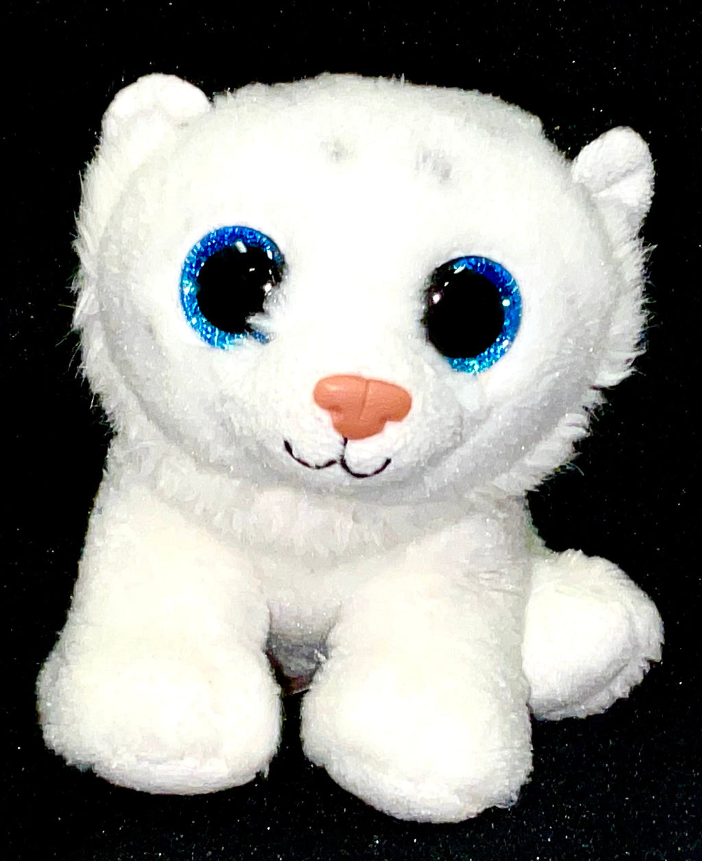 Ty Beanie Babies VelveTy "Tundra" White Tiger Plush