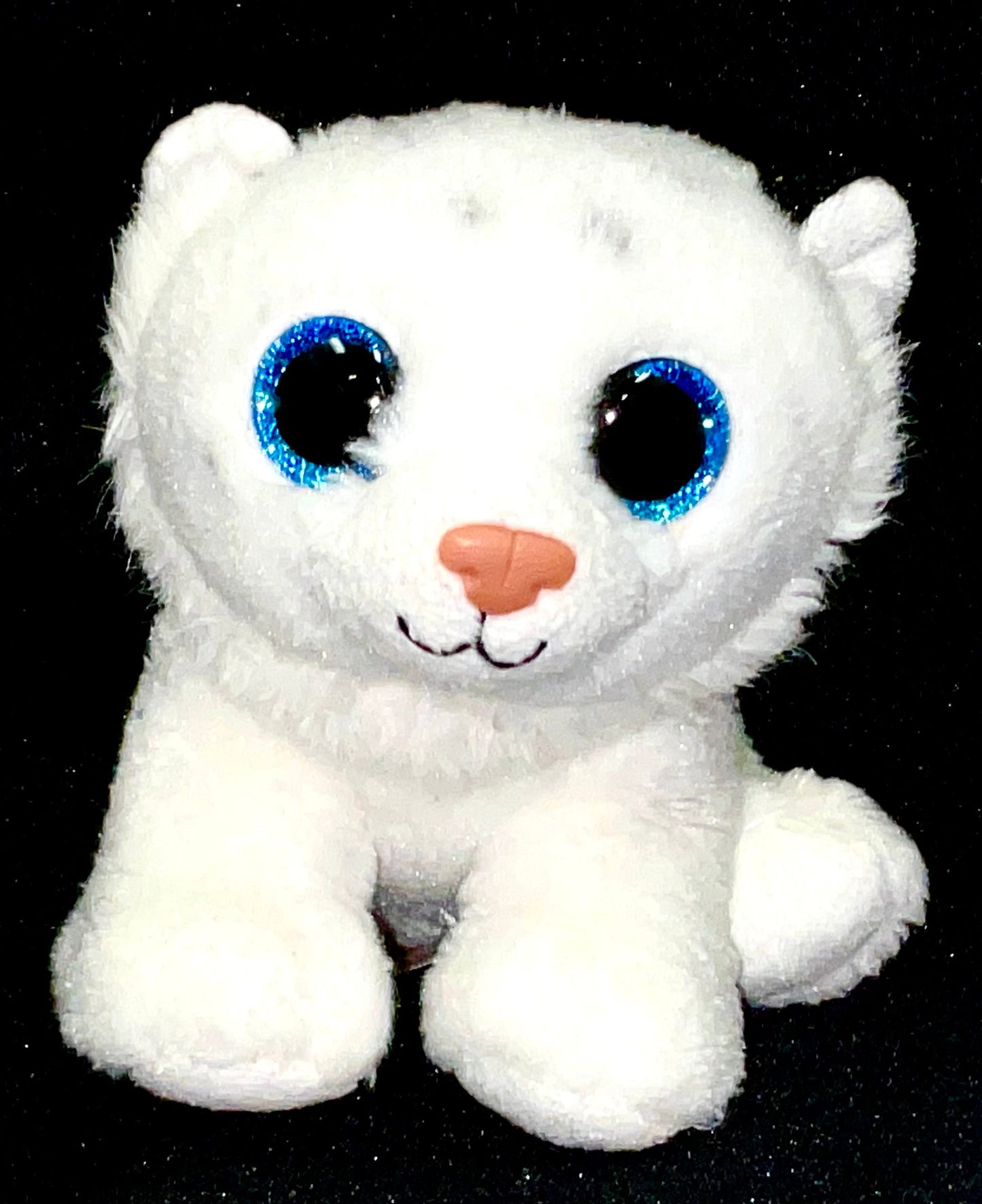 Ty Beanie Babies VelveTy "Tundra" White Tiger Plush