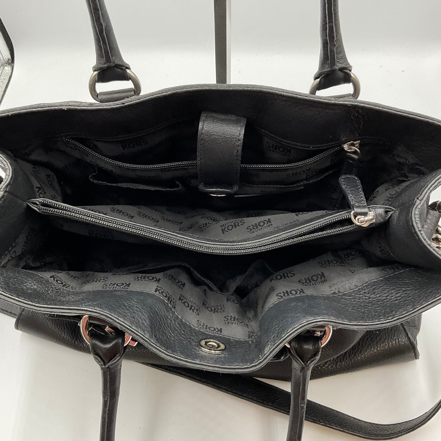 Michael Kors Black Large Hamilton Handbag