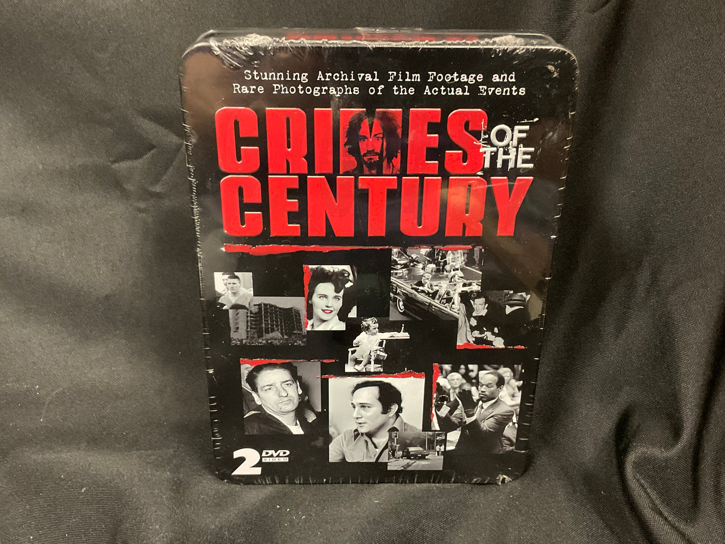 Crimes of the Century 2 DVD Box Set Collectors Tin New in Box Sealed