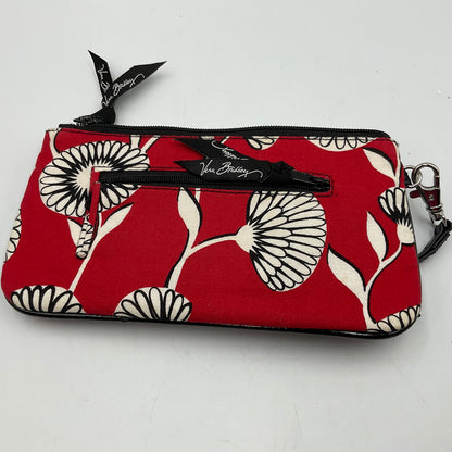 Vera Bradley Deco Daisy zip around Wallet Red/White/Black