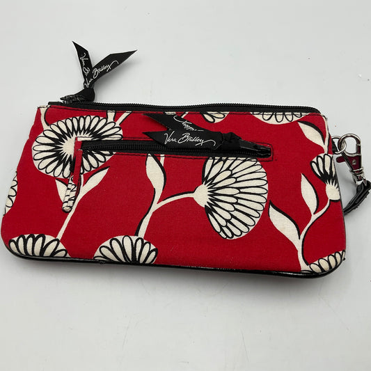 Vera Bradley Deco Daisy zip around Wallet Red/White/Black
