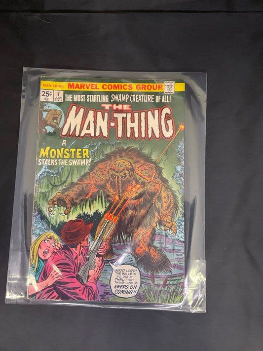 Marvel The Man Thing #7 Vintage Jul 1974 Comic Book