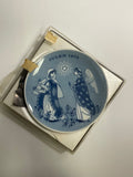 Julen Porsgrund Vintage 1973 Promise of the Saviour Plate With Original Box