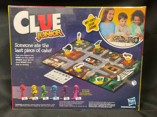 Clue Junior Board Game The Case of the Missing Cake Brand New Sealed