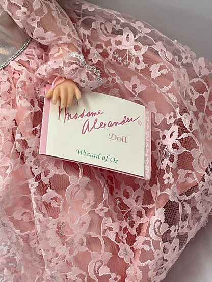 Vintage Madame Alexander The Wizard of Oz Glinda the Good Witch Doll with Tag , Pink Gown and Crown