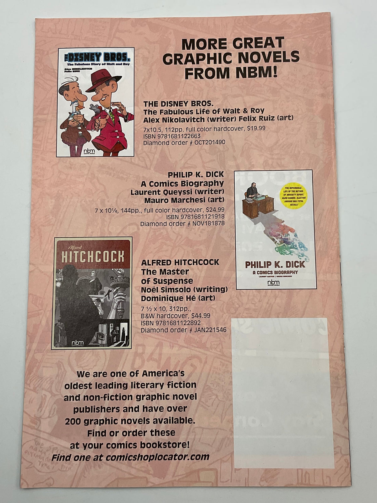 Will Eisner A Comics Biography #1 FCBD 2025 NBM Graphic Novels Special Preview