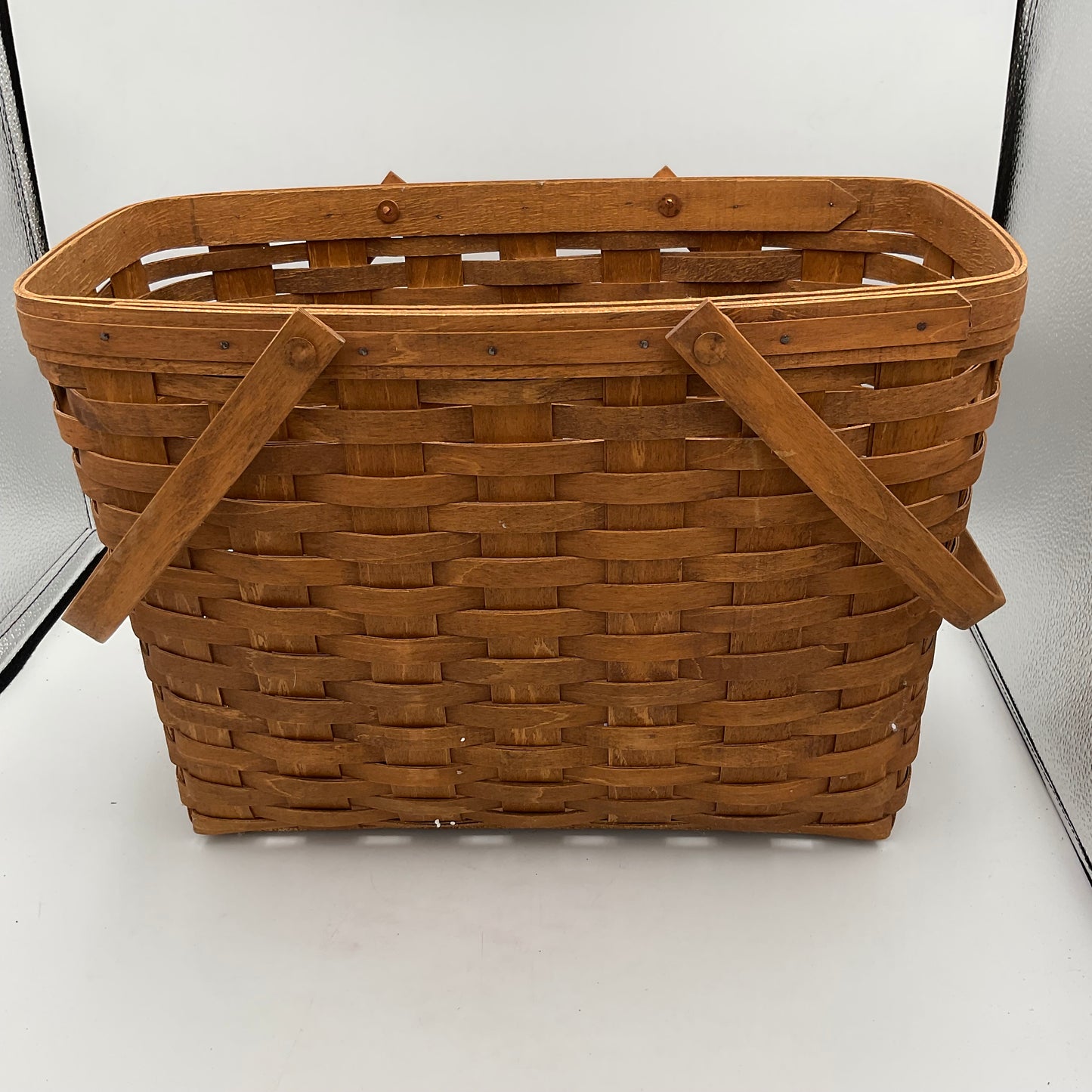 Longaberger Large Rectangle Wooden Basket