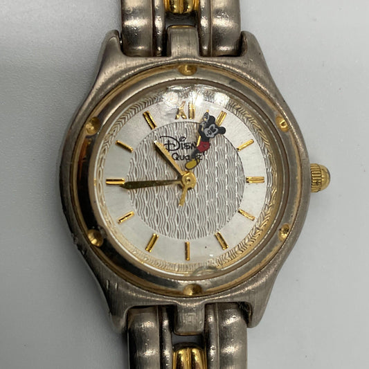 Disney Time Works Mickey Mouse Watch New Battery Working Condition