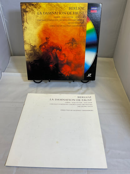 Berlioz La Damnation De Faust LaserDisc Two Laser Disc Video Set Untested