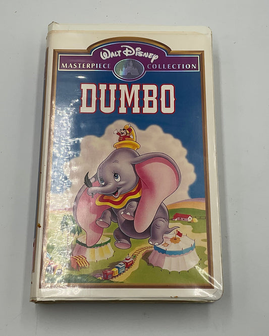 Walt Disney Masterpiece Collection Dumbo VHS Tape with Clamshell Case
