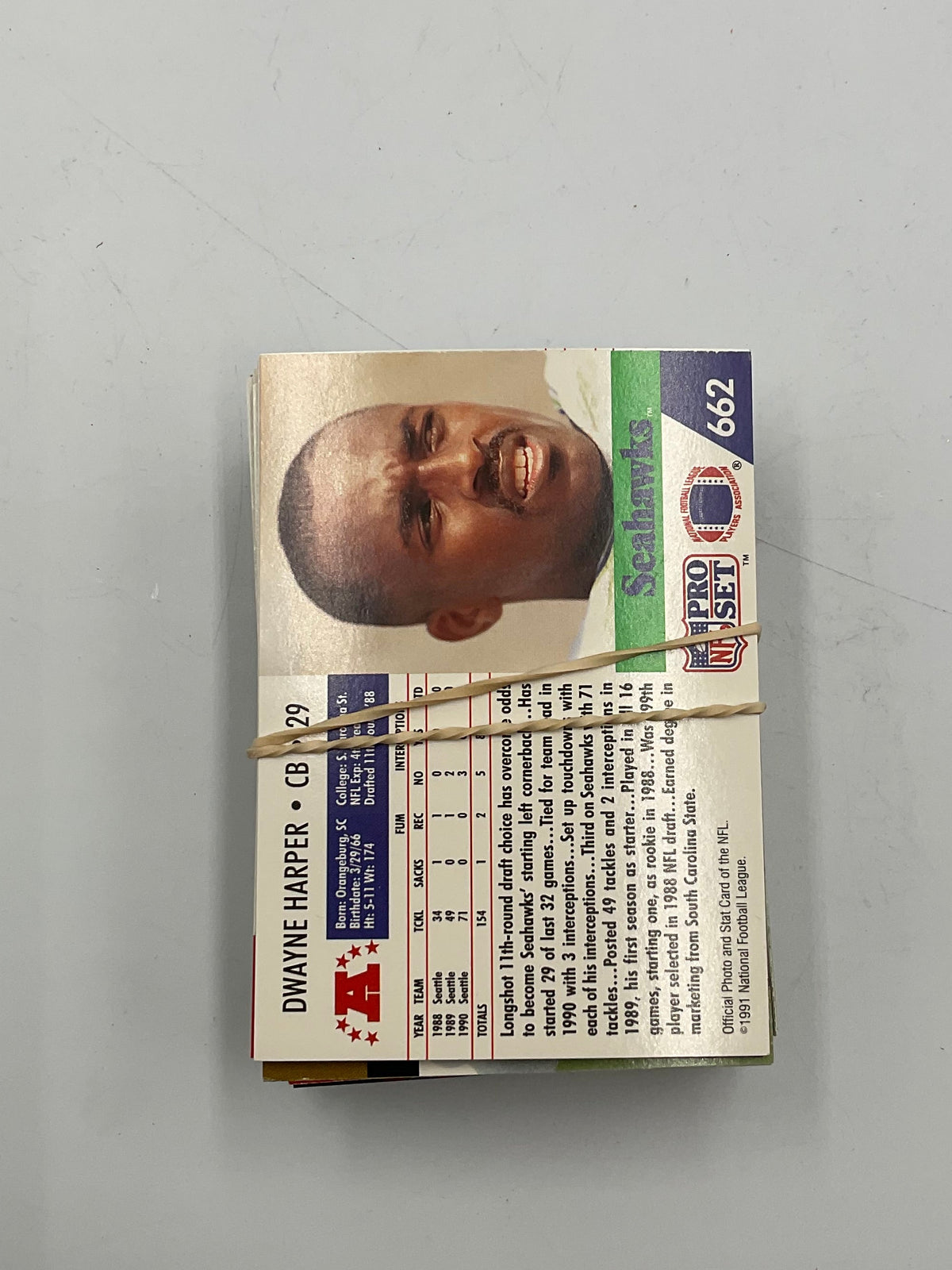 1991 Pro Set NFL Football Trading Cards 63 Card Lot Vintage