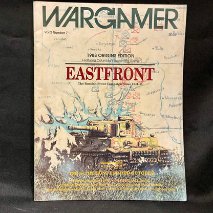 Wargamer Magazine Vol 2 #7 Vintage August 1988 Origins Edition Eastfront