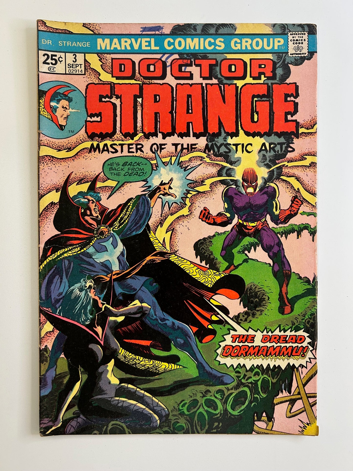 Doctor Strange #3 Vintage 1974 Marvel Comic Book