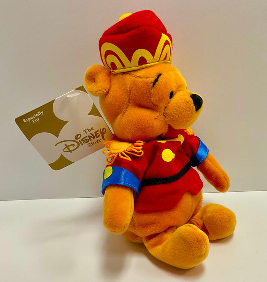 Winnie the Pooh Nutcracker Christmas Holiday Vintage Mini Beanbag Plush Disney Collectible