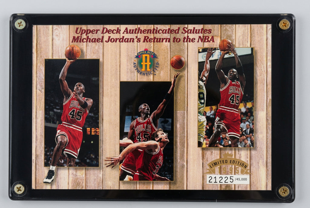 1995 Upper Deck Authenticated Salutes Michael Jordon’s Return To NBA
