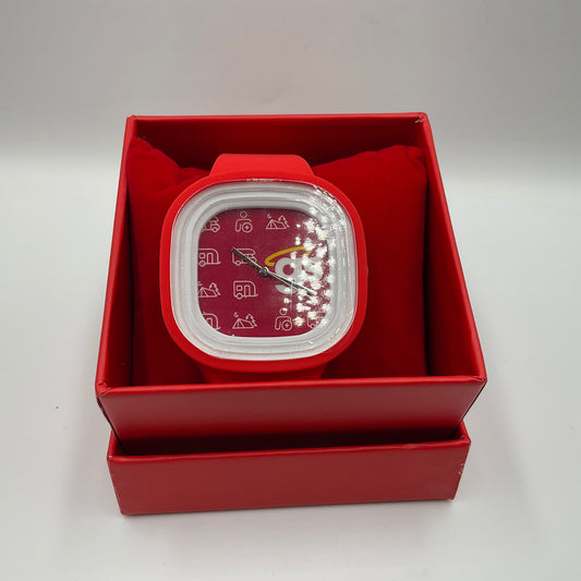 Good Sam Red Silicone Casing Water Resistant Analog FLEX Watch