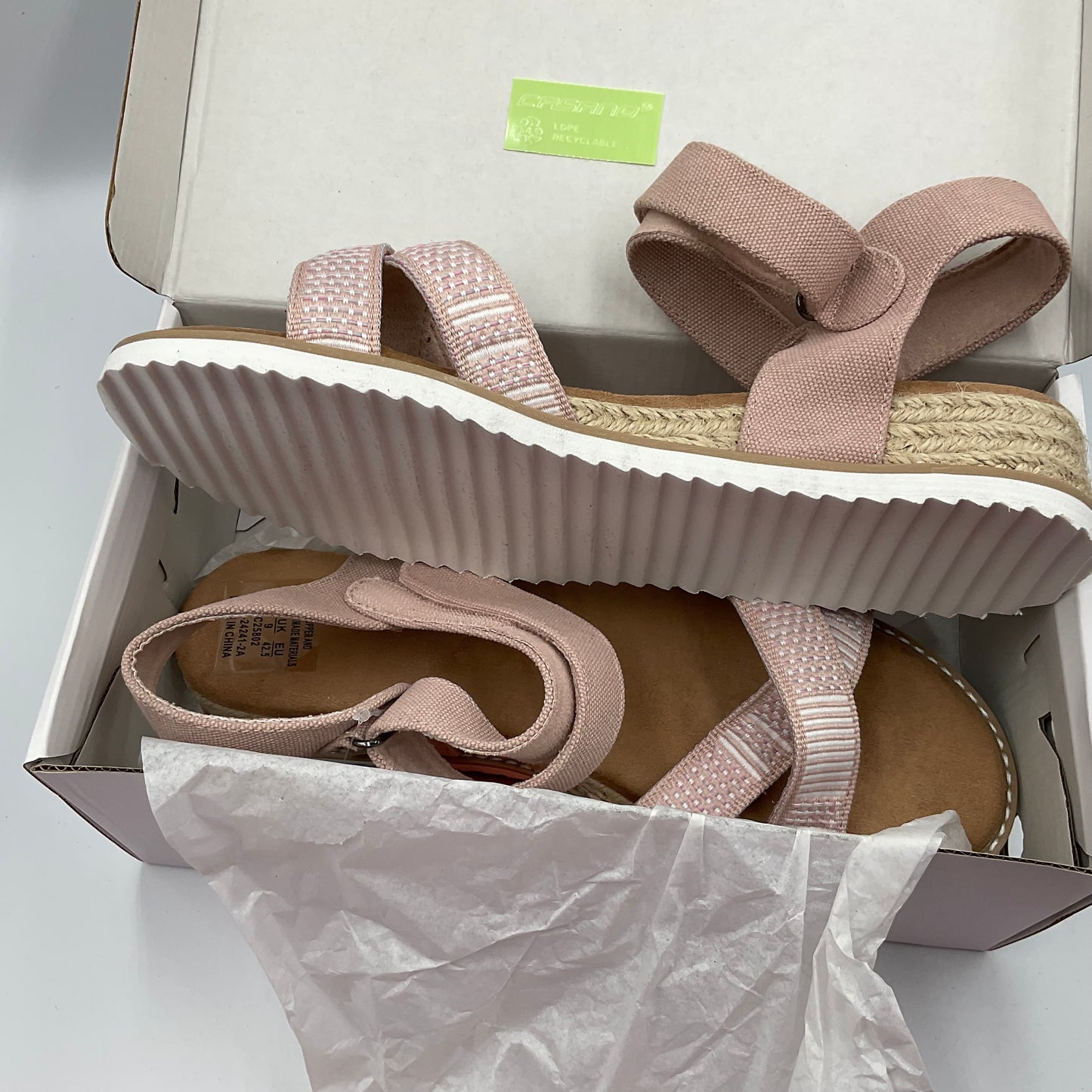 Dodow Women’s Sandals Pink Size 11 #2  NOT A DUPLICATE