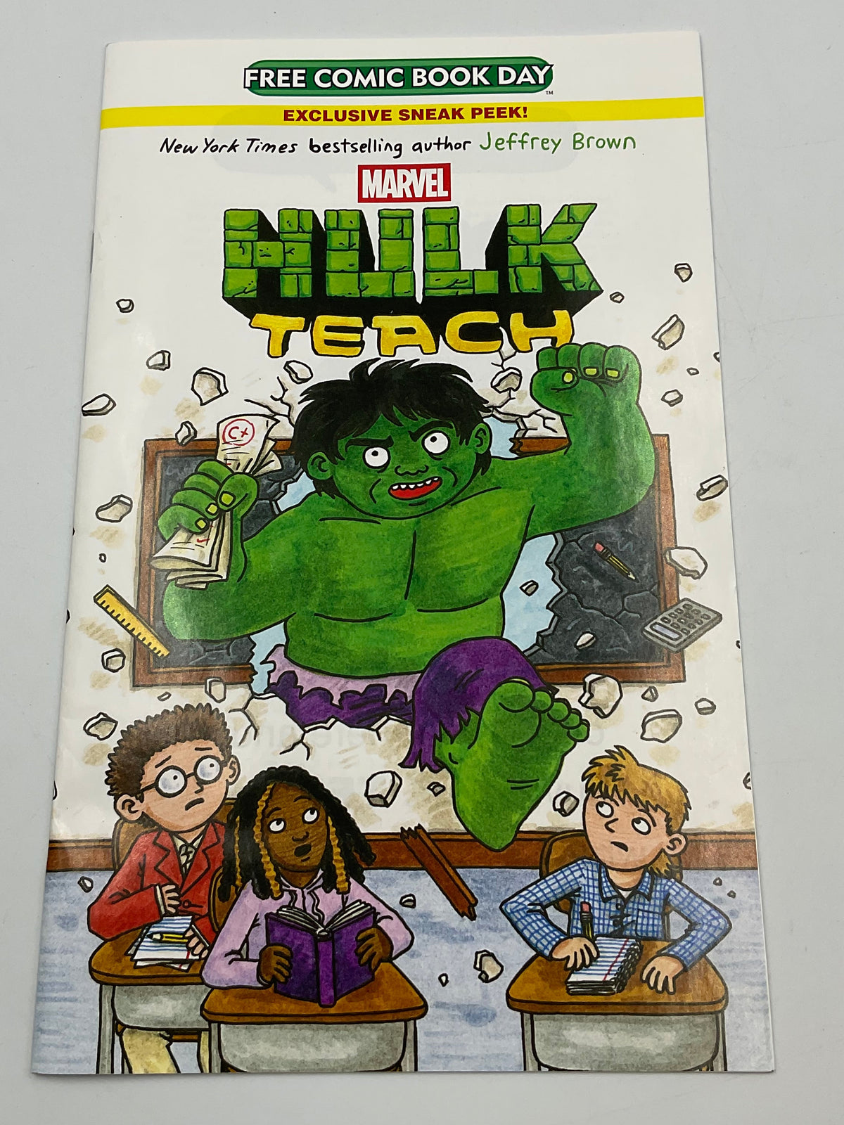 Hulk Teach Comic Book Day Exclusive Sneak Peek FCBD Jeffrey Brown 2025