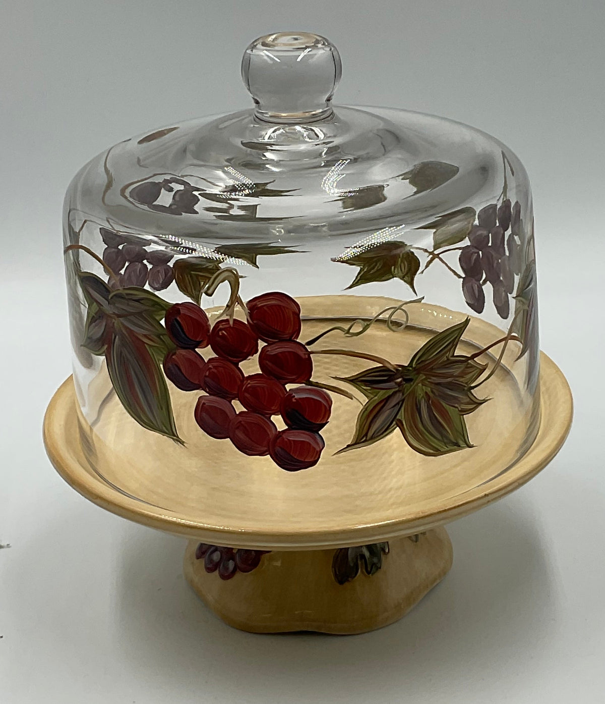Noble Excellence Meritage Cheese Dish with Glass Dome