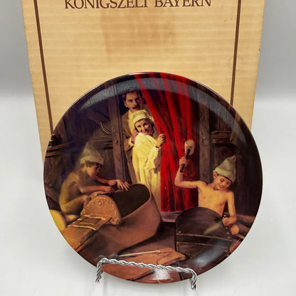Ready JB Konigszelt Bayern's The Shoemaker and the Elves Collector's Plate