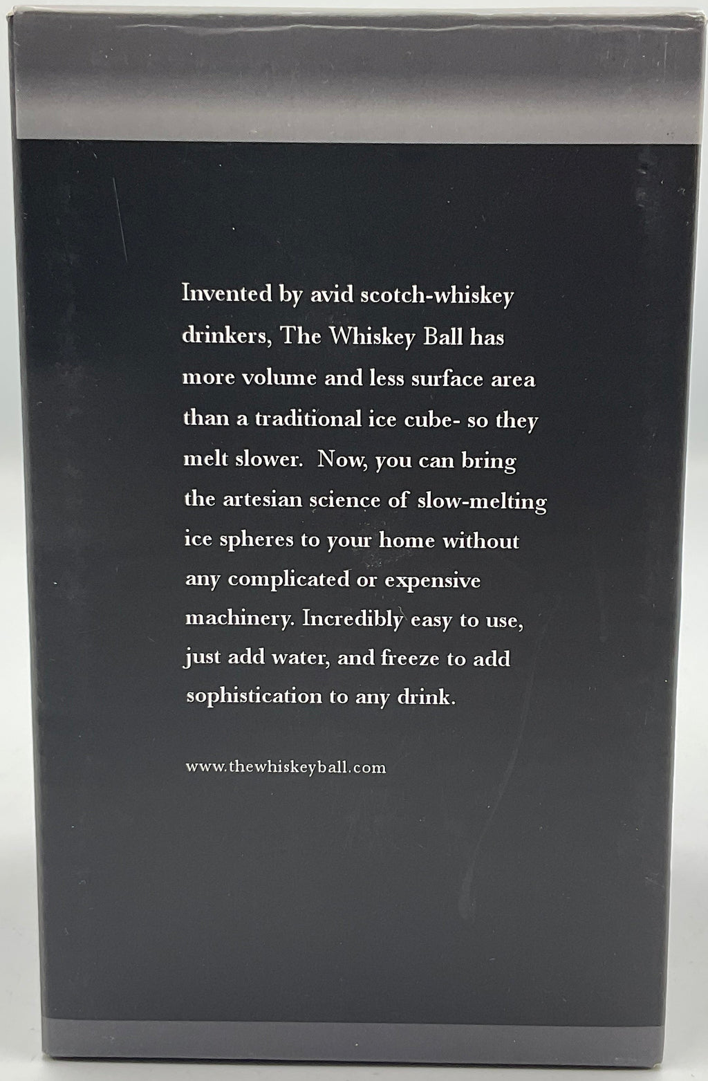 The original whiskey ice ball maker