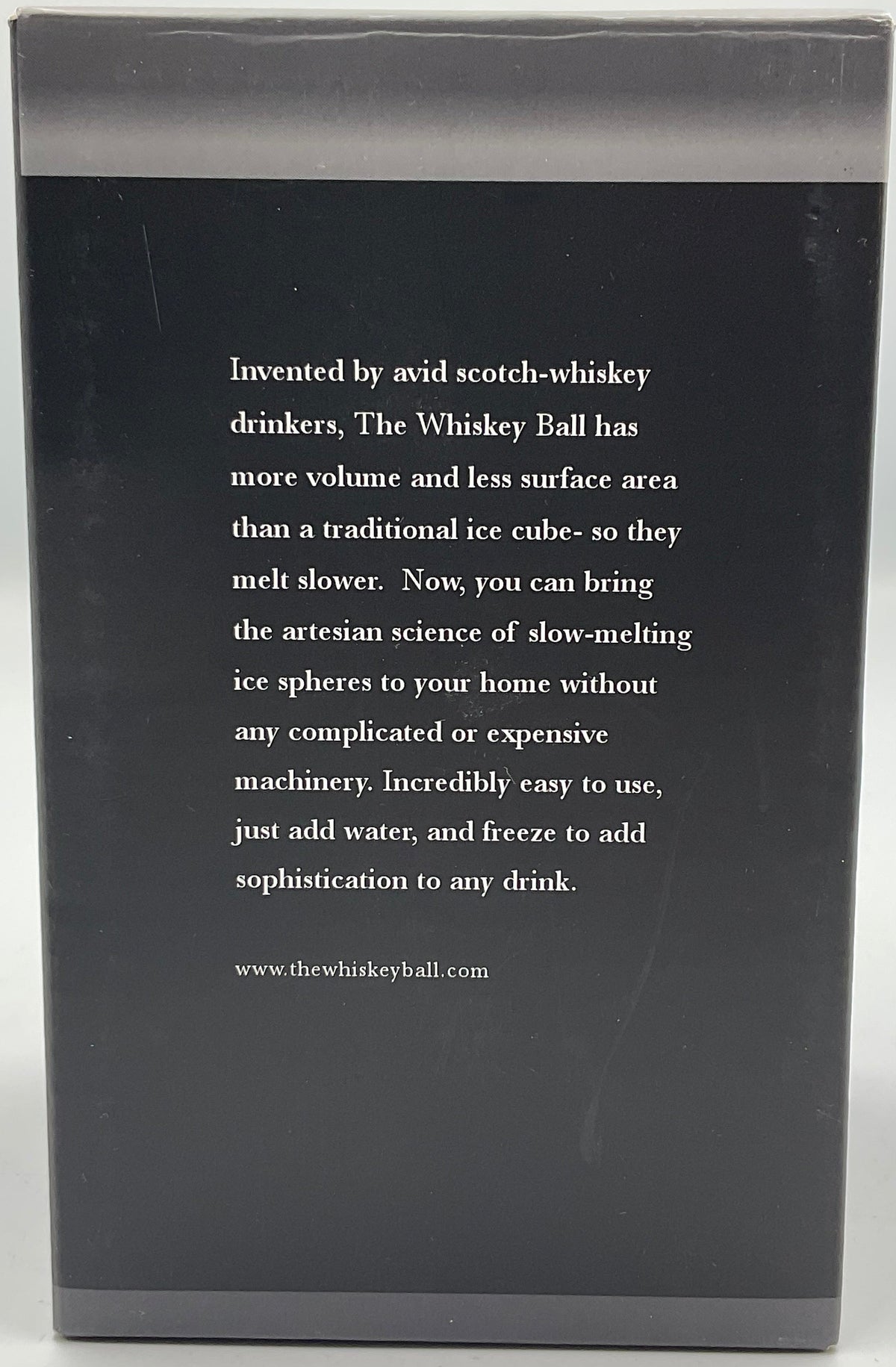 The original whiskey ice ball maker
