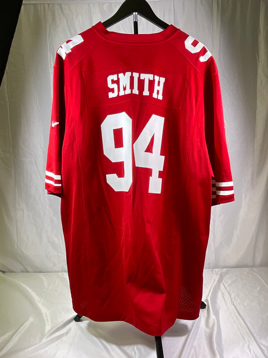 Justin Smith San Francisco 49ers NFL Licensed Nike Jersey #94 Size XXL New Without Tags
