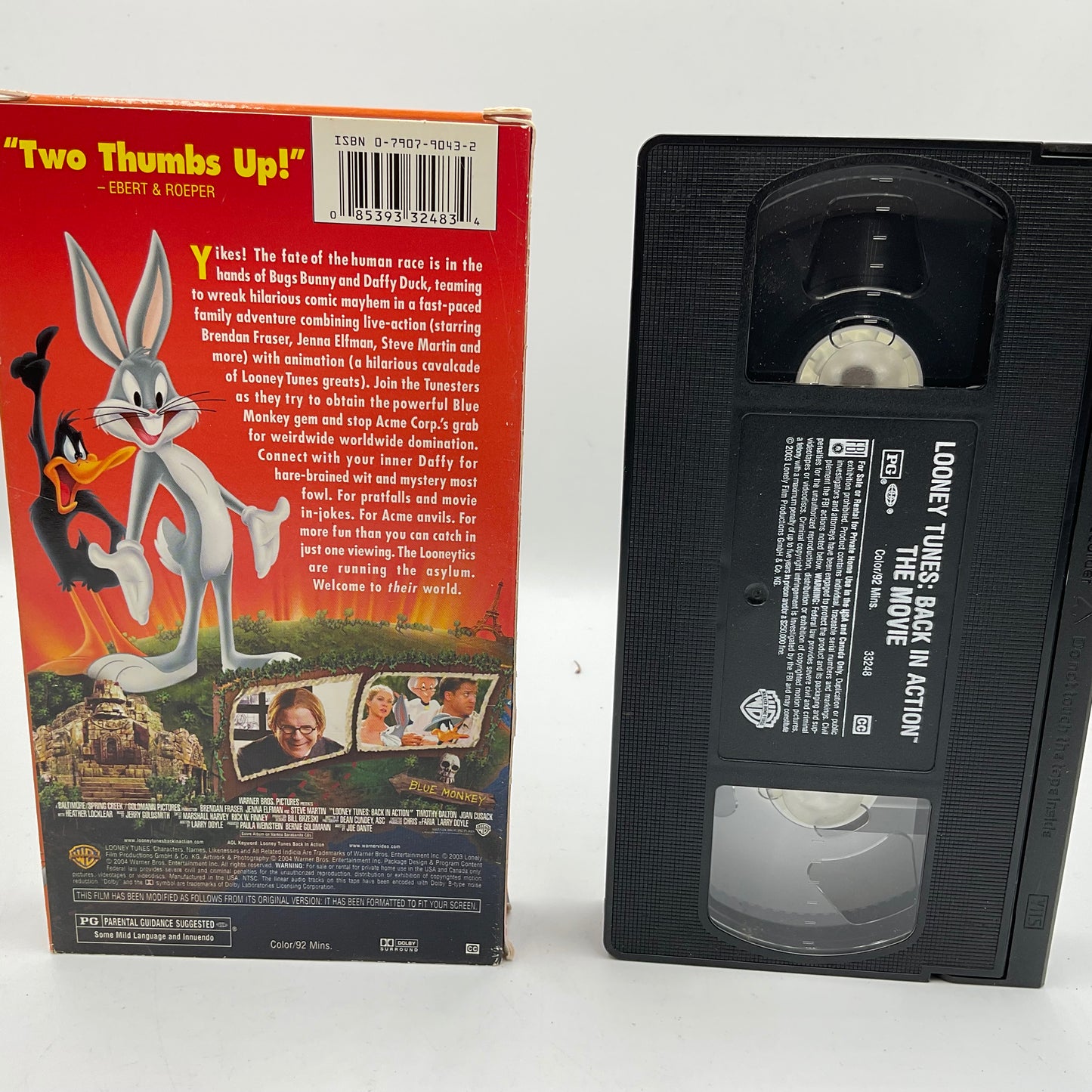 WB Looney Tunes Back In Action VHS Tape