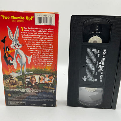 WB Looney Tunes Back In Action VHS Tape