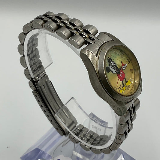 Disney Vintage Mickey Mouse Watch New Battery Working Condition