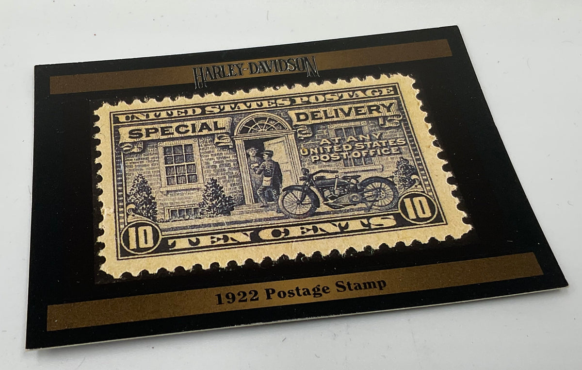 1994 Collect-A-Card Harley-Davidson Series 2 10 Cent 1922 Stamp Card