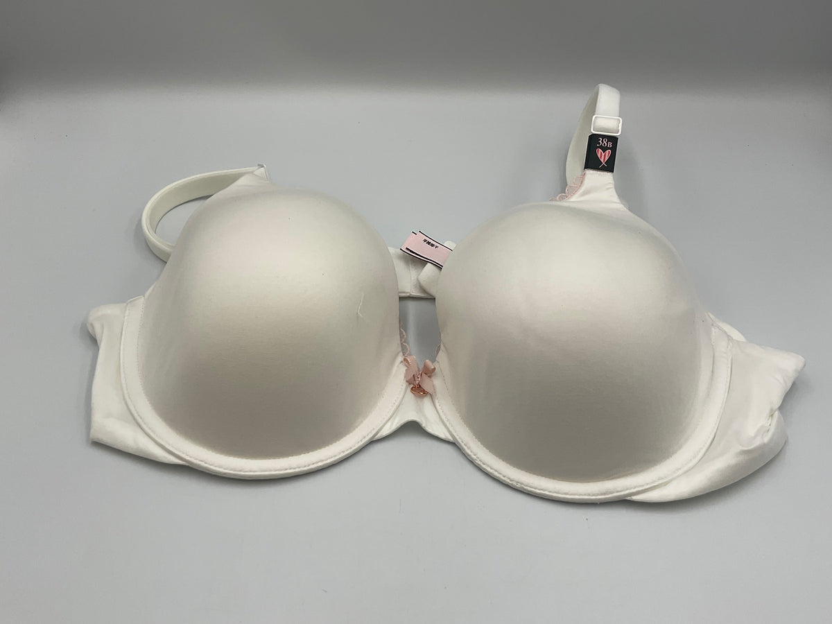 Victoria's Secret Body by Victoria Full Coverage Bra - White/Pink 2
