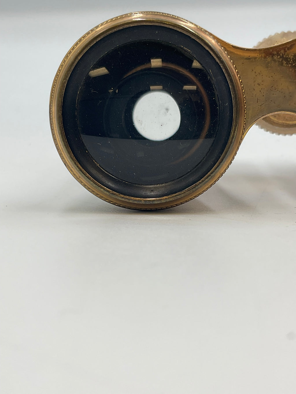 Opera Glasses Colmont FT. Paris Mother of Pearl & Brass with Case