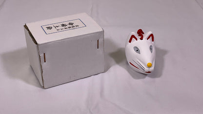 White Fox Kyoto Fushimi Inari Shrine Shrine Myobu Clay Bell