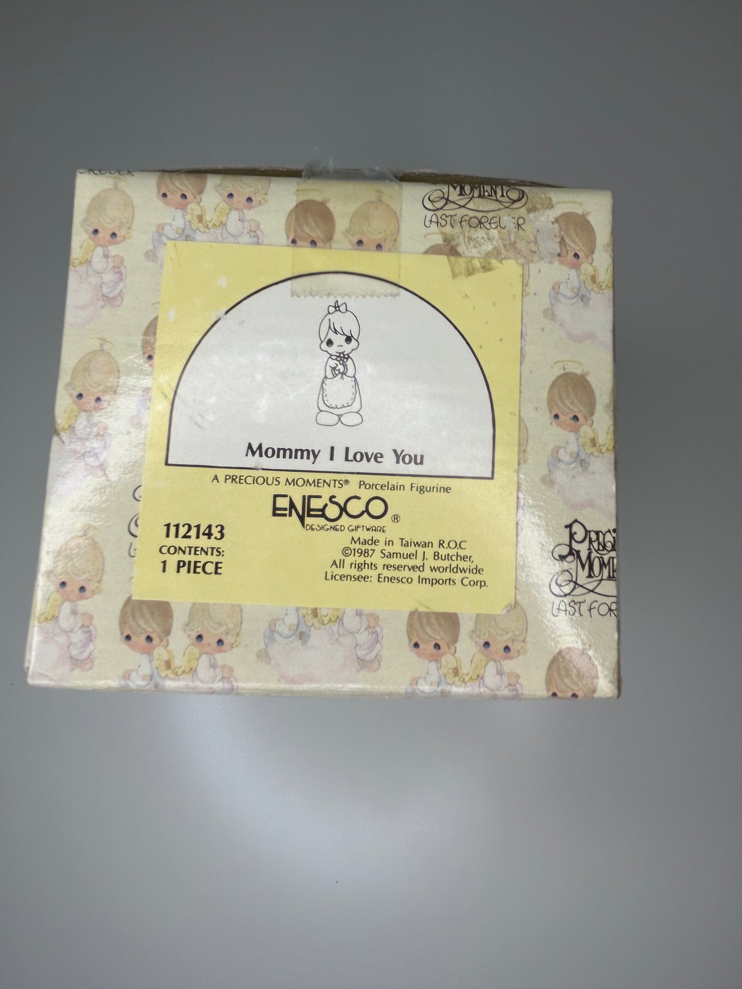 Precious Moments Mommy I Love You Girl Vintage 1987 in Original Box