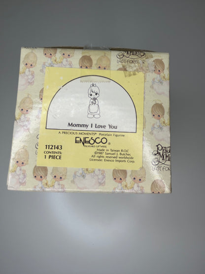 Precious Moments Mommy I Love You Girl Vintage 1987 in Original Box