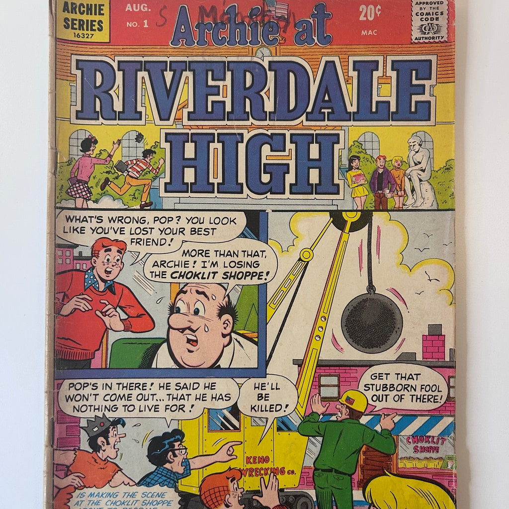 Archie Comics #1 Archie at Riverdale High Vintage 1972 Comic Book