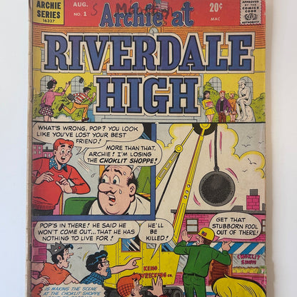 Archie Comics #1 Archie at Riverdale High Vintage 1972 Comic Book