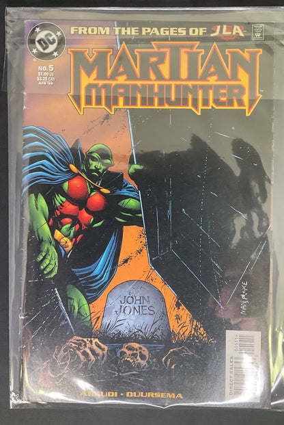 Martian Manhunter #5 Vintage Apr 1999 Direct Edition DC Comic Book