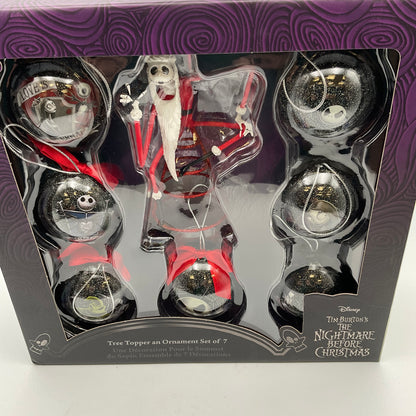 Disney’s Tim Burton’s The Nightmare Before Christmas Tree Topper Ornament Set of 7