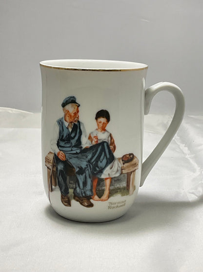 Norman Rockwell Museum Collectible Cup Vintage 1982 The Lighthouse Keeper's Daughter