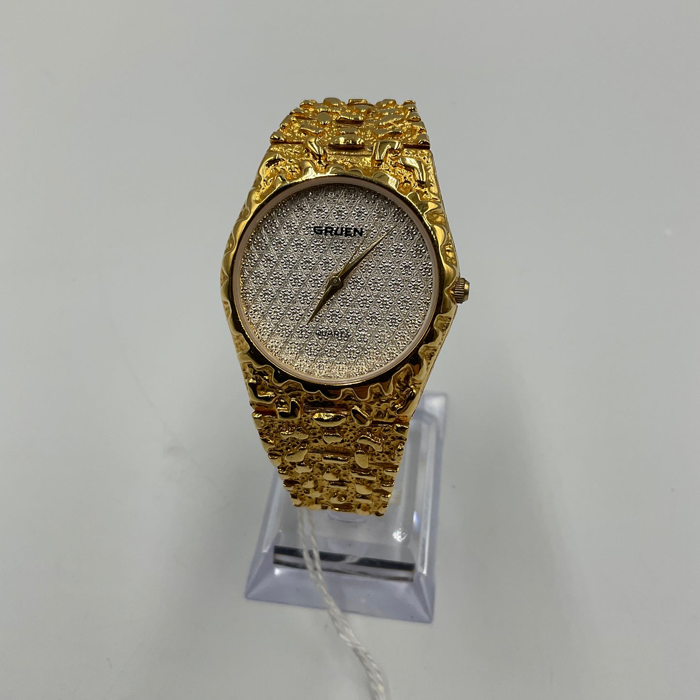 Gruen Precision Quartz Gold Tone Watch