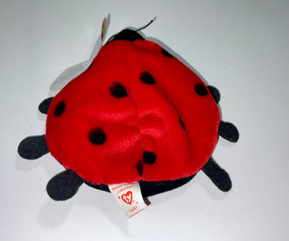 Vintage 1995 TY Beanie Baby Lucky the Lady Bug