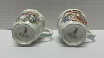 Royal Doulton Winter Summer Bone China Teacups Made In England