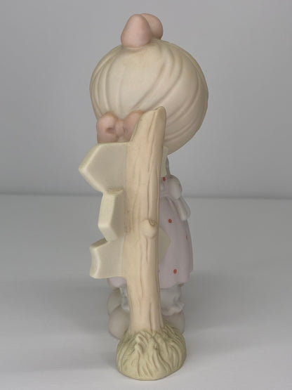 Precious Moments Vintage 1993 Symbol of Membership Loving Caring and Sharing Along the Way